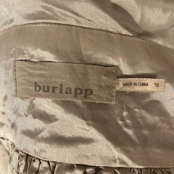 Anthropologie Burlapp Art Deco Inspired Optical Illusion Dress (Size 10) - Picture 7 of 7